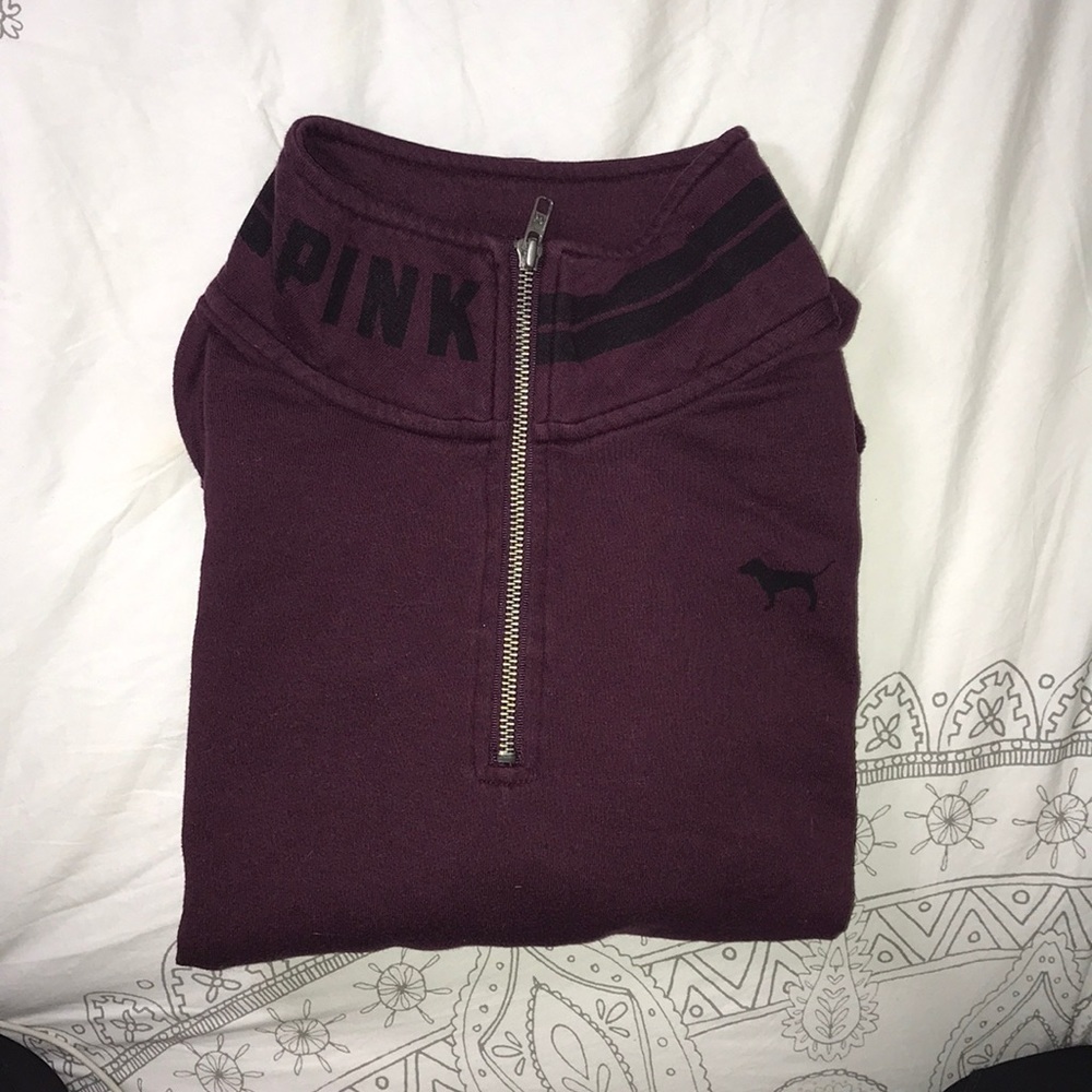 VS Pink Quarter Zip